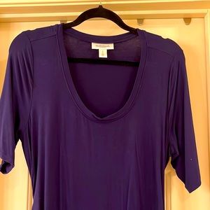 Motherhood Maternity Navy Large dress - 3/4 length sleeve.